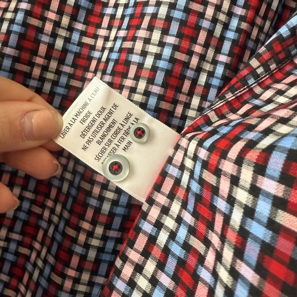 Robert Graham Shirt Men’s Medium Casual Button Down Plaid Paisley Print - Picture 4 of 13